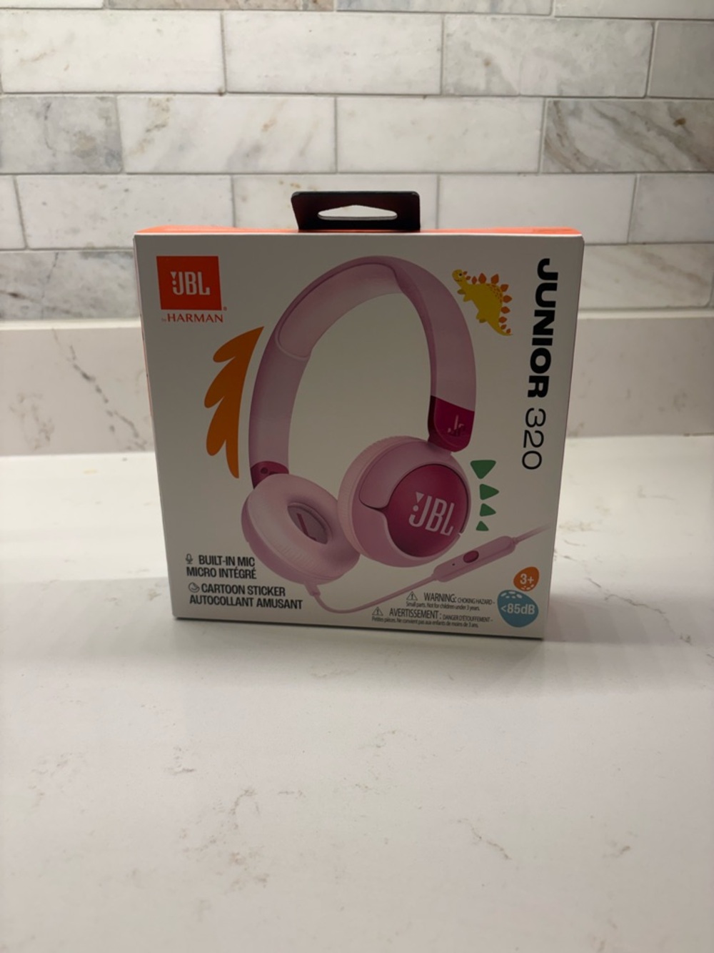 JBL Junior 320 Kids Headphones in Pink